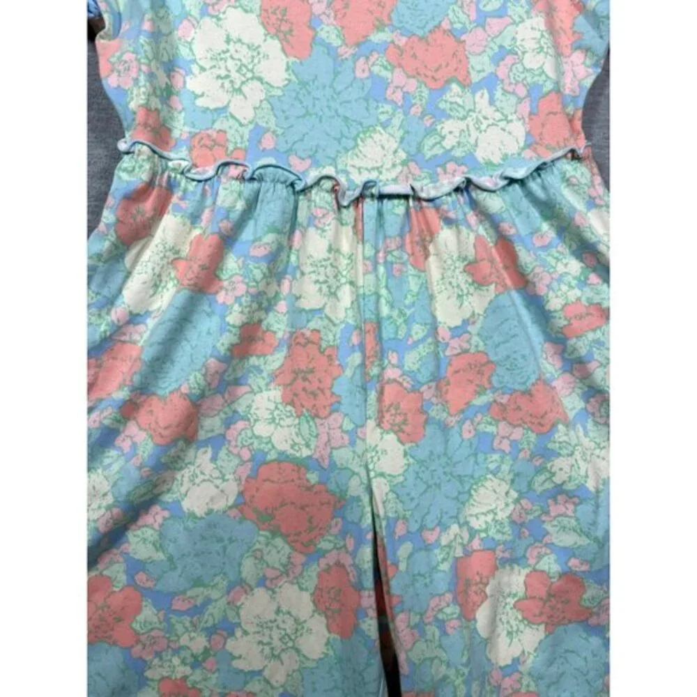 Matilda Jane Girls Floral Jumpsuit 8 Far Out‎ Floral Romper
